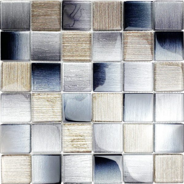 crystal glass mosaic tile, shimmer silk foil glass tile, #wall tile, #bathroom tile, #kitchen tile, #backsplash tile. Impressively durable and no on-going maintenance required. This series of glass tiles are made by Xmosaics Foshan factory, a reliable mosaic tile manufacturer, supplier and exporter.