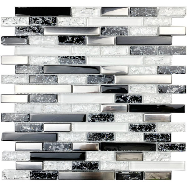 Crystal glass mosaic tile linear tile XGS LN03