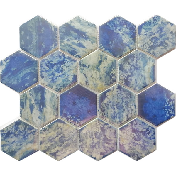 recycled-glass-mosaic-tile-3-inch-hexagon-tile-xrg1093