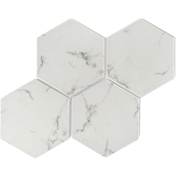 recycled glass mosaic tile 6 inch hexagon tile XRG 6HX737