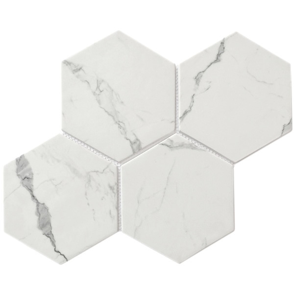 recycled glass mosaic tile 6 inch hexagon tile XRG 6HX745