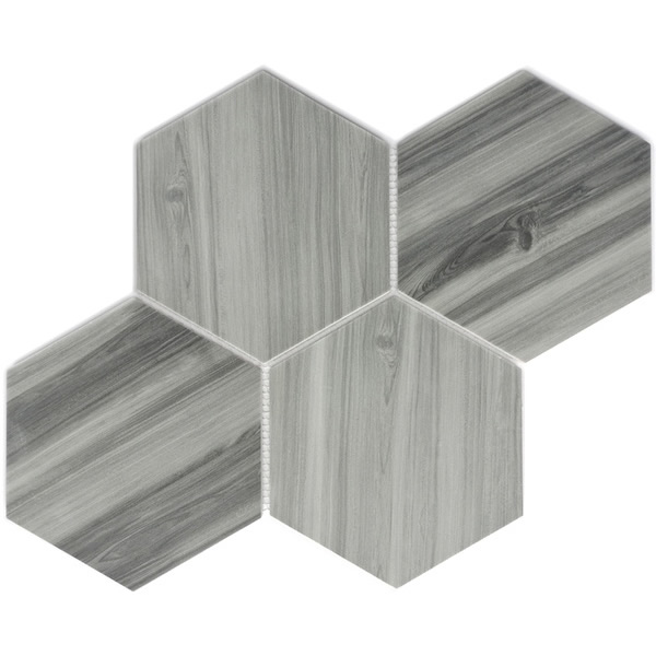 recycled glass mosaic tile 6 inch hexagon tile XRG 6HX784
