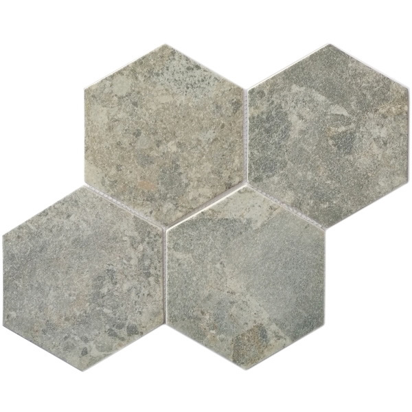 recycled glass mosaic tile 6 inch hexagon tile XRG 6HX826