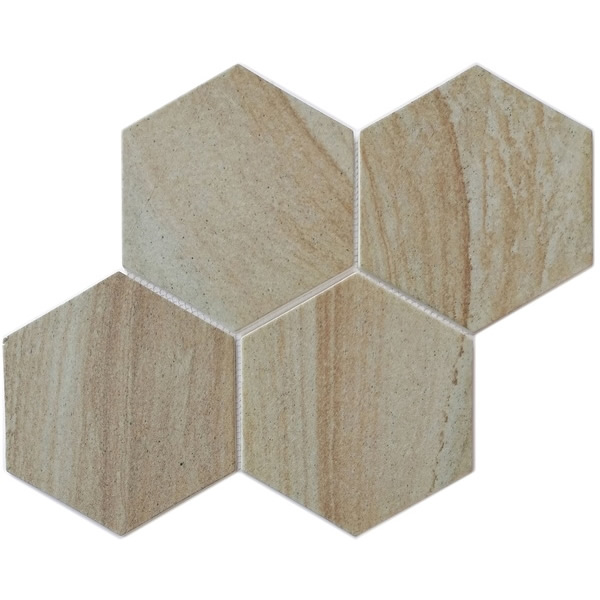 recycled glass mosaic tile 6 inch hexagon tile XRG 6HX829