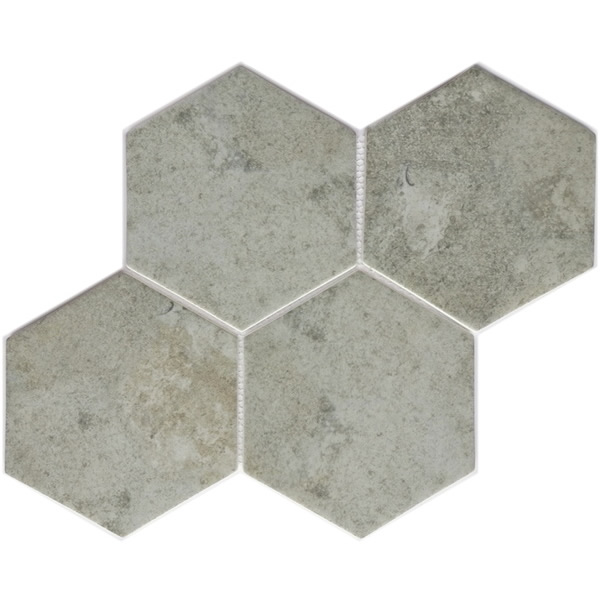 recycled glass mosaic tile 6 inch hexagon tile XRG 6HX832