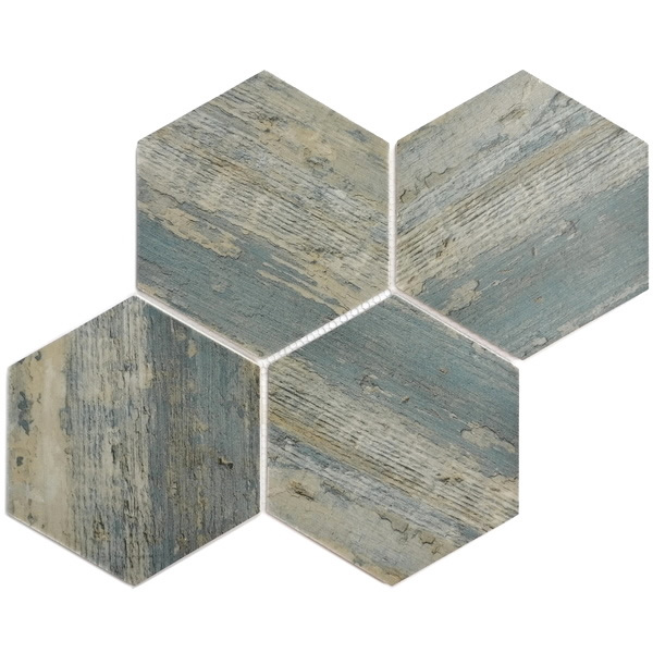 recycled glass mosaic tile 6 inch hexagon tile XRG 6HX885